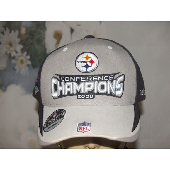 Reebok Other - Pittsburgh Steelers 2008 AFC Conference Champions Locker Room Reebok Cap NWT